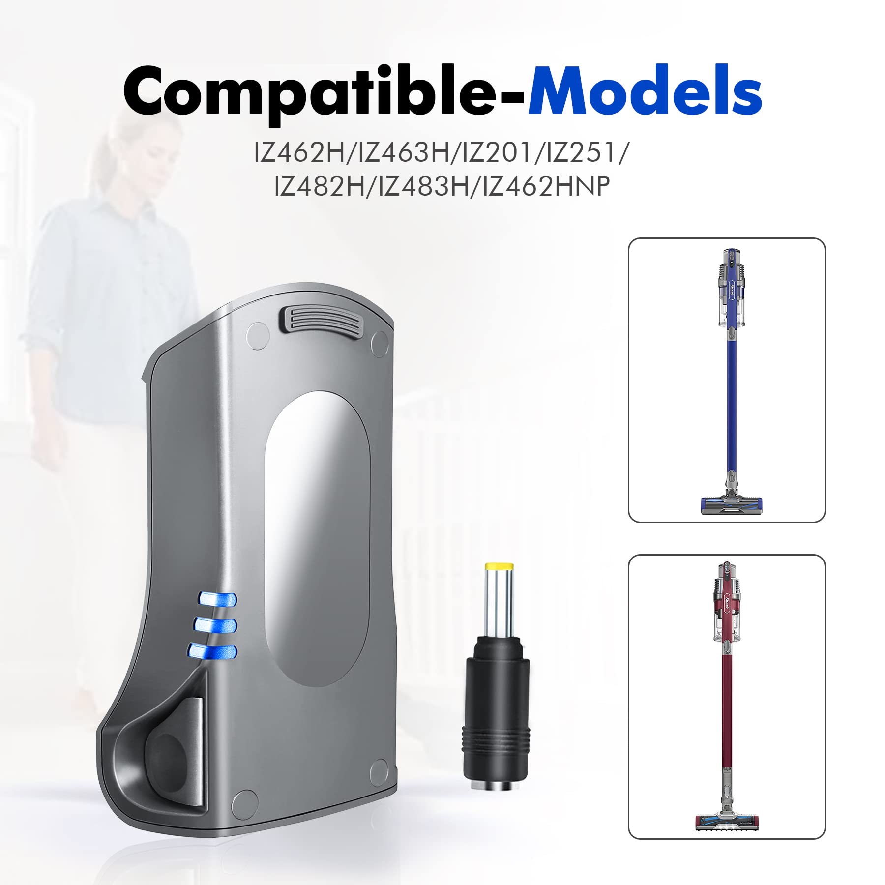 TSKYBEAR 3500mAh XSBT750 XSBT700 Battery Compatible with Shark IZ462H IZ482H IZ483H IZ463H IZ201 IZ251 IZ462HNP Vertex Cordless Stick Vacuum Cleaners Lithium Rechargeable Battery 25.2V 88.2Wh