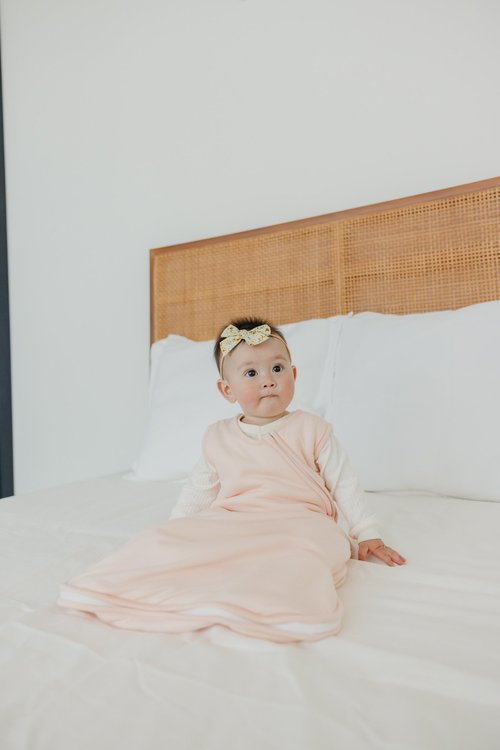 Copper Pearl Premium 3-Layer Knit Sleep Bag 2.5 TOG Blush