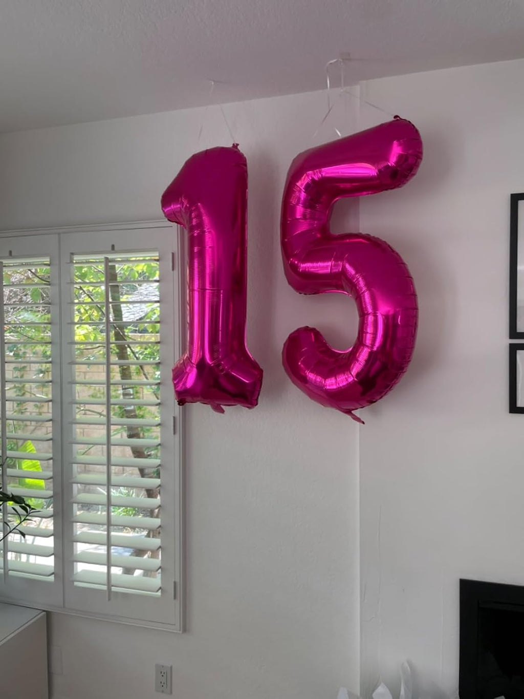 Skiennix 40-Inch Balloon Numbers - Big Rose Purple Birthday & Wedding Party Decor | 5 Balloons