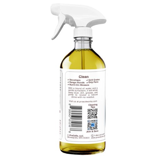 PROSOL WORKS Degreaser Cleaner Heavy Duty Cleaning Spray 16 oz - Kitchen Cleaner for Stubborn Splatters, Stove Top, Grill, Drip Pans, & Oven Cleaner - Safe on All Surfaces - Fresh Scent