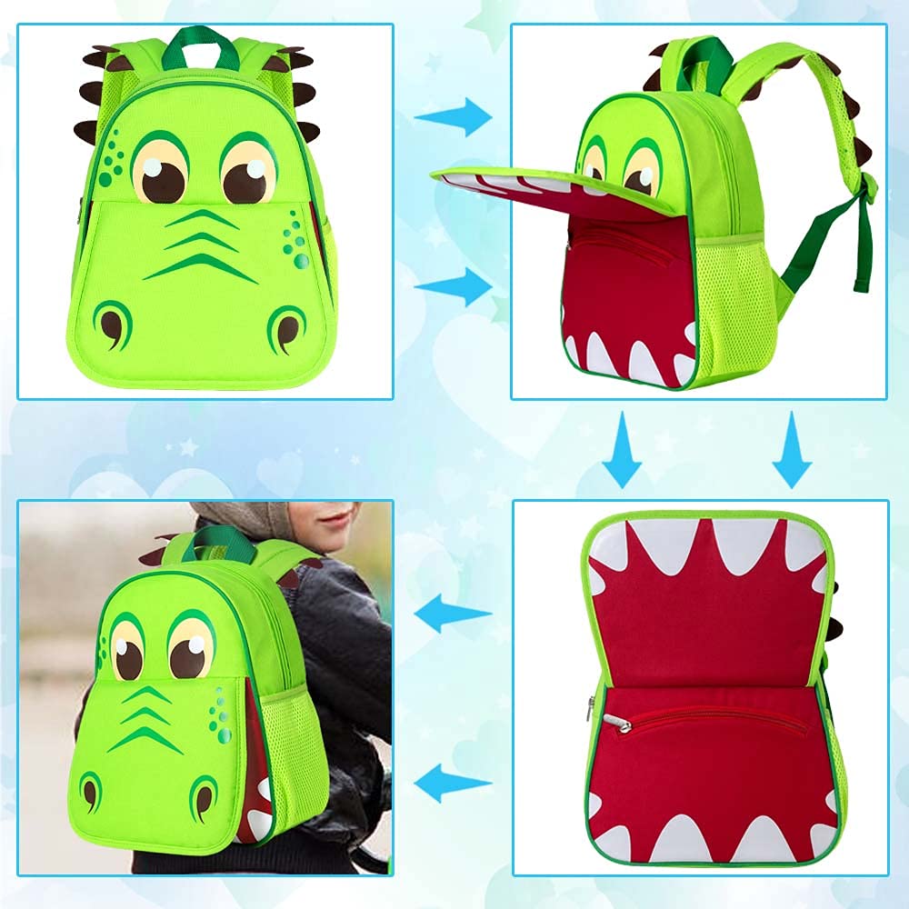 Toddler Unicorn Backpack forr Girls - 13" Water Resistant Kindergarten Bookbag, Cute Preschool Bag for Little Kids