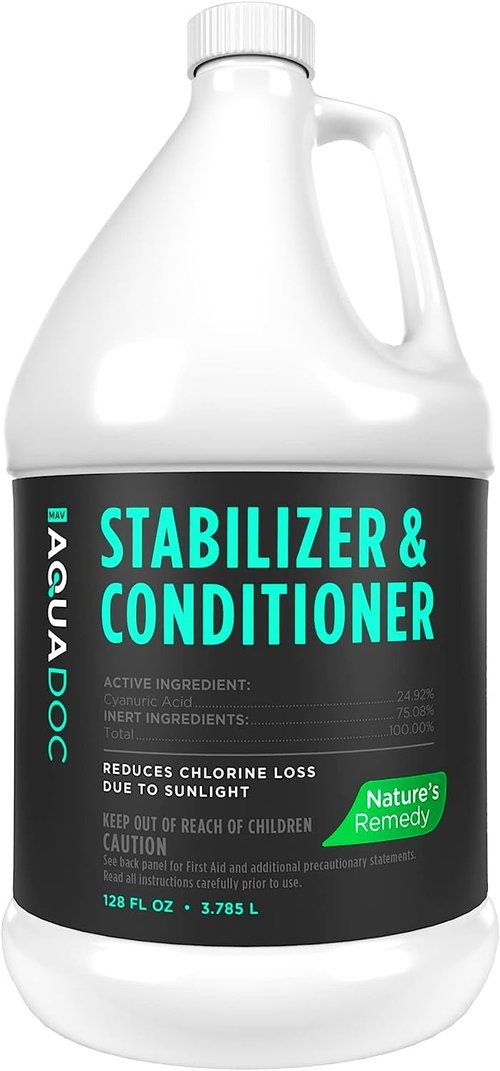 AquaDoc Pool Stabilizer - Maximum Strength Conditioner with Cyanuric Acid for Reduced Water Evaporation