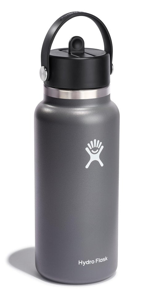 Hydro Flask 32 Oz Wide Flex Straw Cap Stone