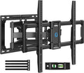 Pipishell Full Motion TV Wall Mount - Swivel Dual Arms for 40–82 Inch TVs | Max VESA 600x400mm, 110 lbs Capacity