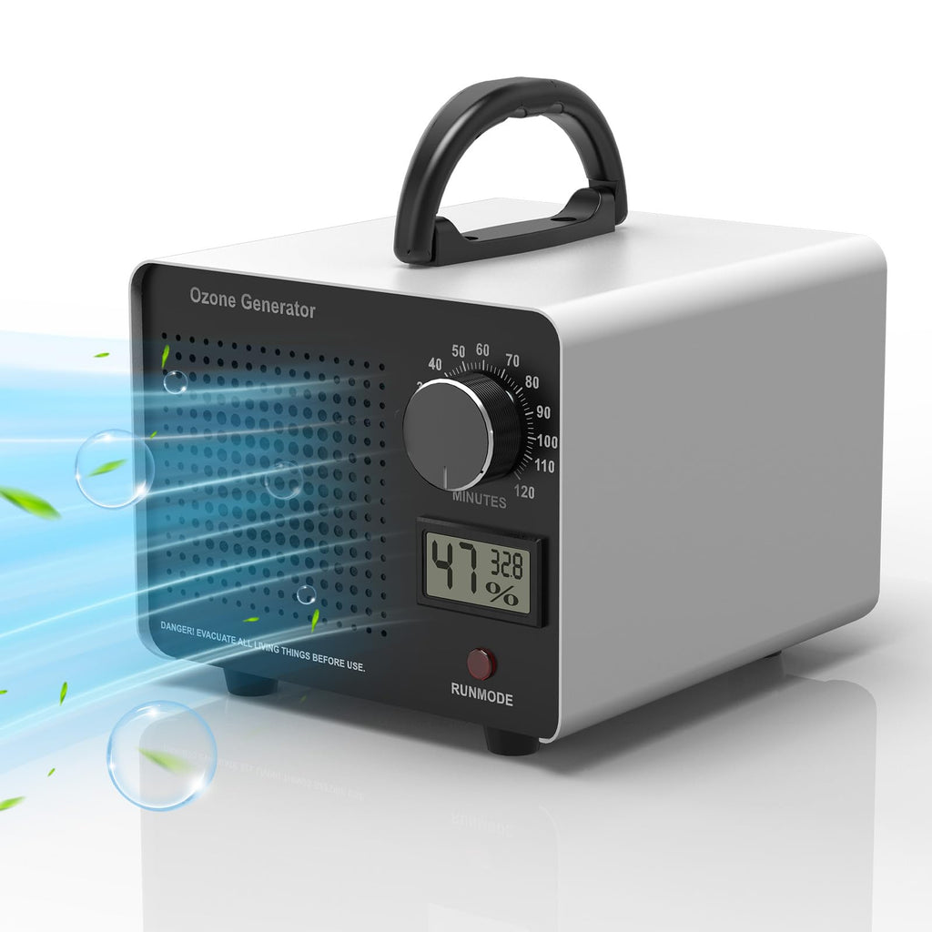 0zone Generator 2000sq.ft Just 46 minutes,Industrial/Home Air Purifier 0zone Machine for Rooms,business premises, Smoke, Cars, Pet Odor