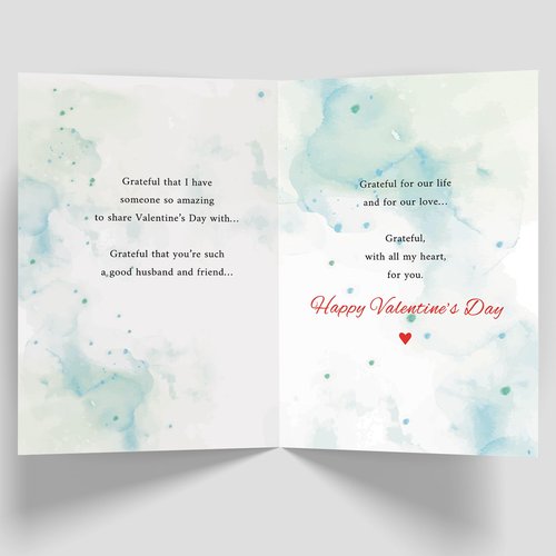 Missonemi Husband Valentines Day Card, Funny Valentines Cards Gifts for Husband from Wife-8x5.3 Inches, Double-Sided