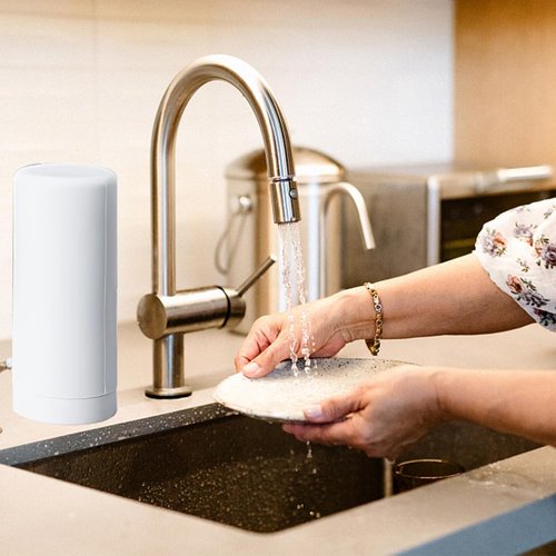 Dish Soap Dish Dispenser, Silicone Squeeze Washing Up Liquid and Hand Soap Refillable Bottles, 240ml Refillable Dishwashing Liquid Dispensing(Color:White)