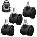 4 Pack Castor Wheels for Bissell Little Green HydroSteam Carpet Cleaners 3605 3618 3532 3605F 3605P Replace 1638909