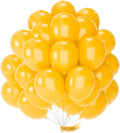 PartyWoo Mustard Yellow Balloons - 100pcs 12 Inch for Birthday, Graduation & Baby Showers