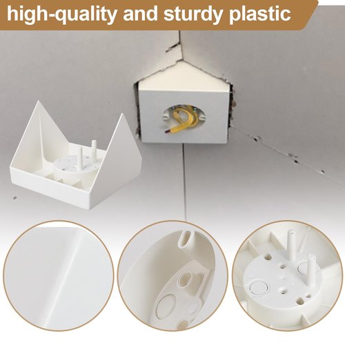 Ceiling Fan Light Fixture Mounting Box Fan Mounting Bracket FB900 Ceiling Fan Angle Mount for Cathedral Ceiling Angles of 80°and Up (1Pack)
