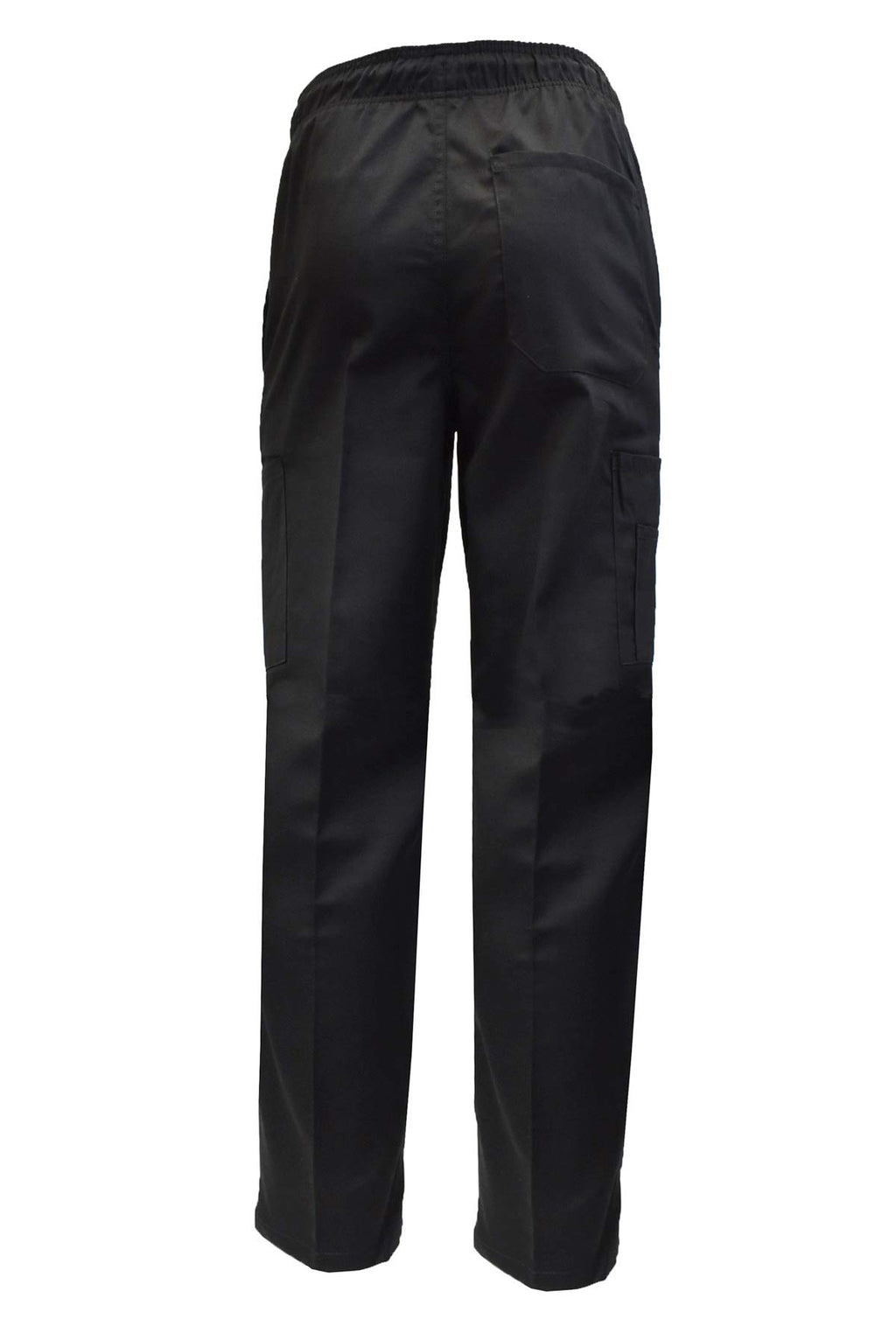 Natural Uniforms Classic 6 Pocket Black Chef Pants with Multi-Pack Quantities Available (3, X-Large)