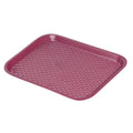 G.E.T. FT-18-BU BPA-Free Cafeteria / Fast Food Tray, 17.5" x 14", Burgundy (Set of 12)