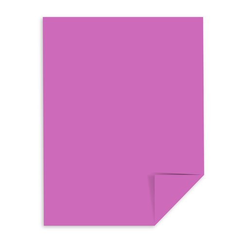 Neenah Astrobrights Card Stock, 8-1/2 x 11 Inches, Outrageous Orchid, Pack of 250, Outrageouse Orc