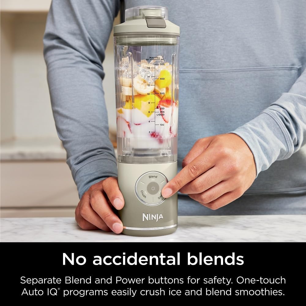 Ninja BC251IV Blast Max Cordless Blender - Smoothies & Ice Crushing, 22 oz. Cream Vessel - Certified Refurbished