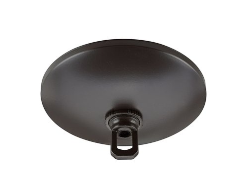 Aspen Creative 21511-11, Contemporary Chandelier & Light Fixture Canopy Kit w/Collar Loop, Oil Rubbed Bronze, 5" Diameter, 1" Center Hole