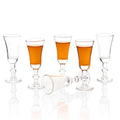 Glsairy Cordial Glasses,1 OZ Lead-Free Limoncello Glasses, Clear Aperitif Glasses Set of 6