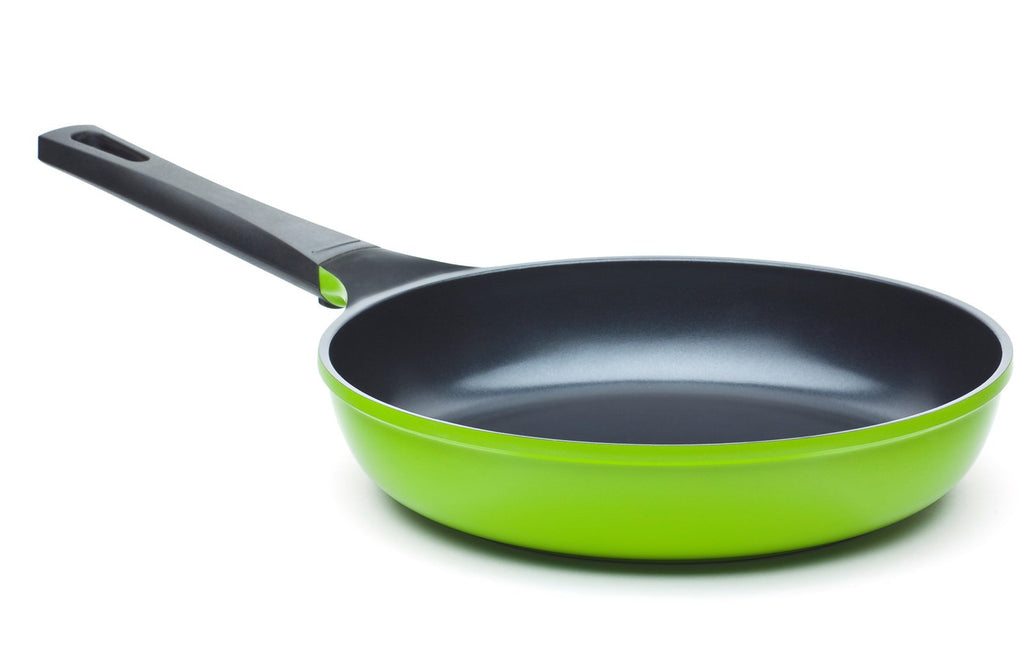 12" Green Ceramic Frying Pan by Ozeri, with Smooth Ceramic Non-Stick Coating (100% PTFE and PFAS Free)