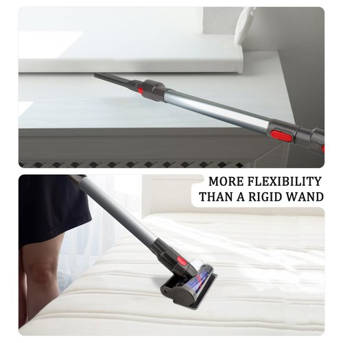 Extension Wand for Dyson GEN5 G5 V15 V7 V8 V10 V11 Vacuum Cleaner,Extendable&Adjustable Replacement Tube Rod Rigid Stick,20.5 to 29 Inch(Not for Slim)