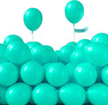 PartyWoo Teal Balloons - 100pcs 5-Inch Turquoise Latex Balloons for Baby Showers & Celebrations