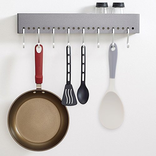Silicone Rice Paddle, Non Stick Heat Resistant Rice Spoon Kitchen Gadge Scooper Cooking Utensil Cooker Spoon for Salads Mashed Potato (Grey)