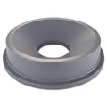 Rubbermaid Commercial Products Trash Can Funnel Top/Lid 32-Gallon Gray Hands-Free Disposable Compatible with The Rubbermaid 32-Gallon Garbage Bins for Indoor/Outdoor/Garage