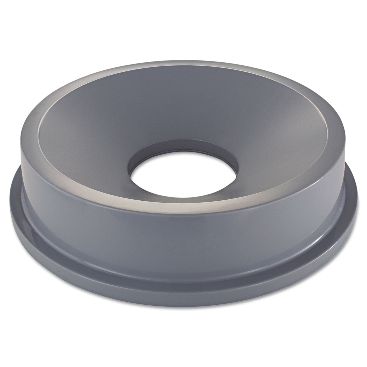 Rubbermaid Commercial Products Trash Can Funnel Top/Lid 32-Gallon Gray Hands-Free Disposable Compatible with The Rubbermaid 32-Gallon Garbage Bins for Indoor/Outdoor/Garage