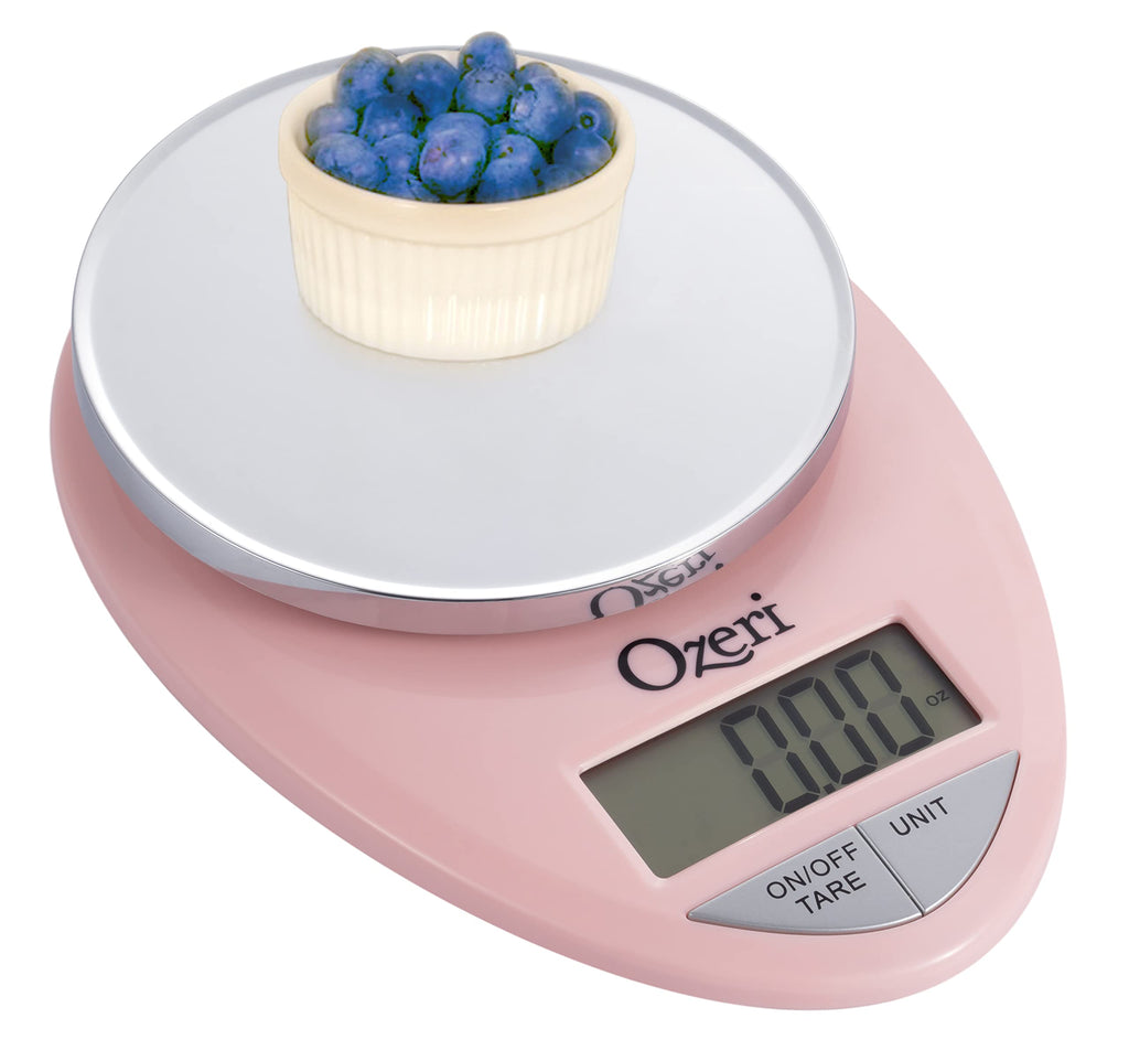 Ozeri Pro Digital Kitchen Food Scale, 0.05 oz to 12 lbs (1 gram to 5.4 kg)
