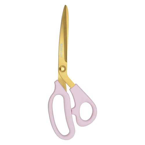 Westcott All-Purpose Kitchen Shears, Pink with Gold Blades - Durable Kitchen Shears with Precision-Ground Blades for Easy Cutting and Meal Prep - 9-Inch