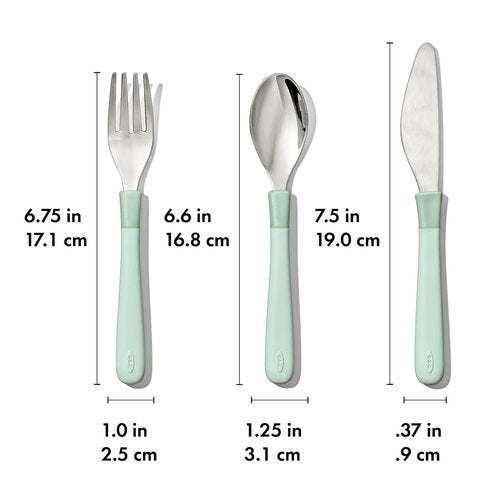 OXO Tot Cutlery for Big Kids - Opal