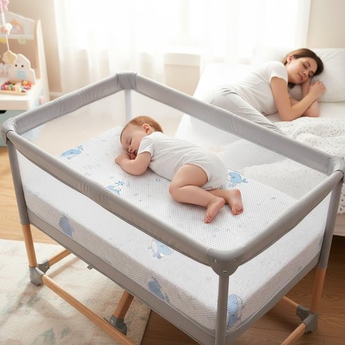 GOODFINDS Pack and Play Mattress, 38"x26" Soft & Firm Memory Foam Pack N Play Mattresses, Baby Mattress for Pack N Play with Non-Slip Bottom Washable Cover