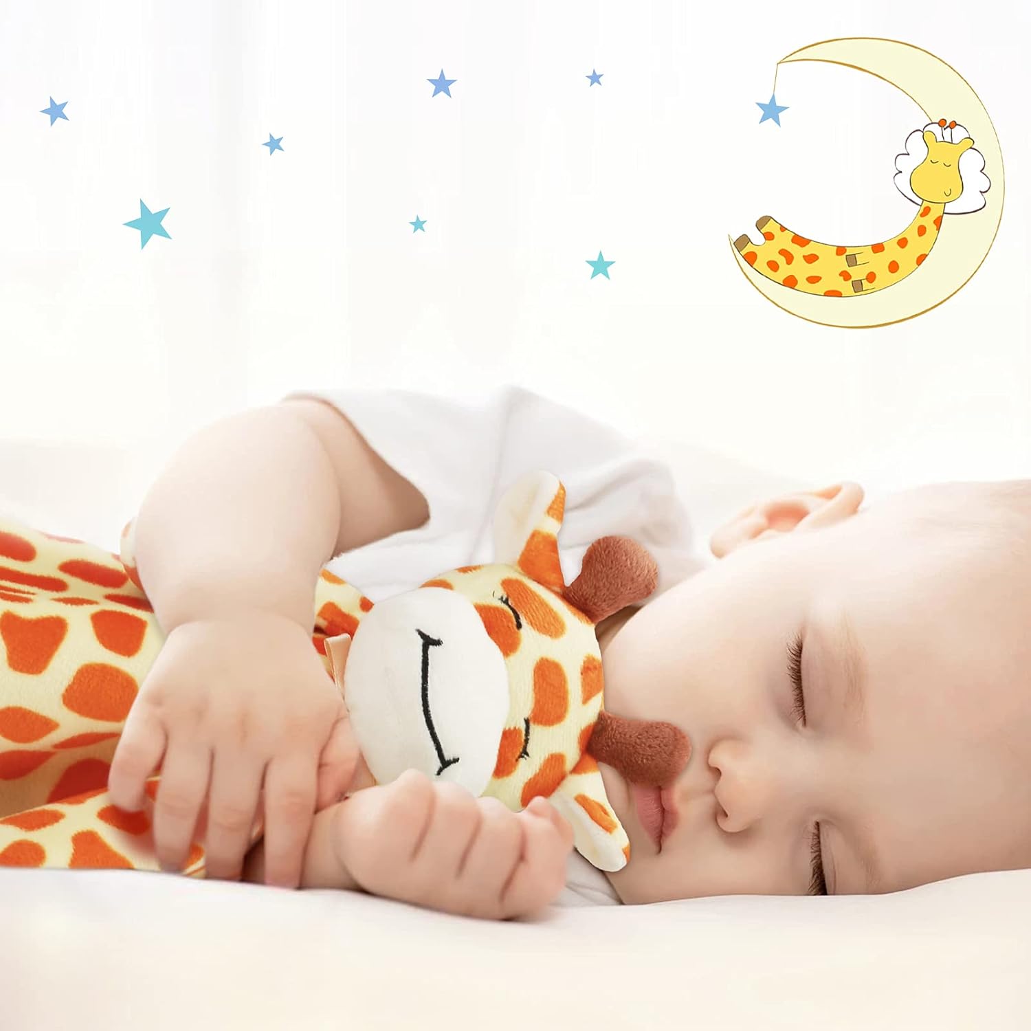 Pro Goleem Giraffe Lovey - Soft Security Blanket & Snuggle Toy for Infants | 16-Inch Unisex Gift
