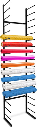 Skiennix Wall Mount Blueprint Holder - 34 Slot Storage Organizer for Posters & Maps | 17 Tiers, Durable Design