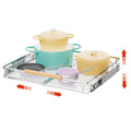 DPZM Expandable Pull Out Cabinet Organizer, 12.3"-18.5" W x 22.5''D