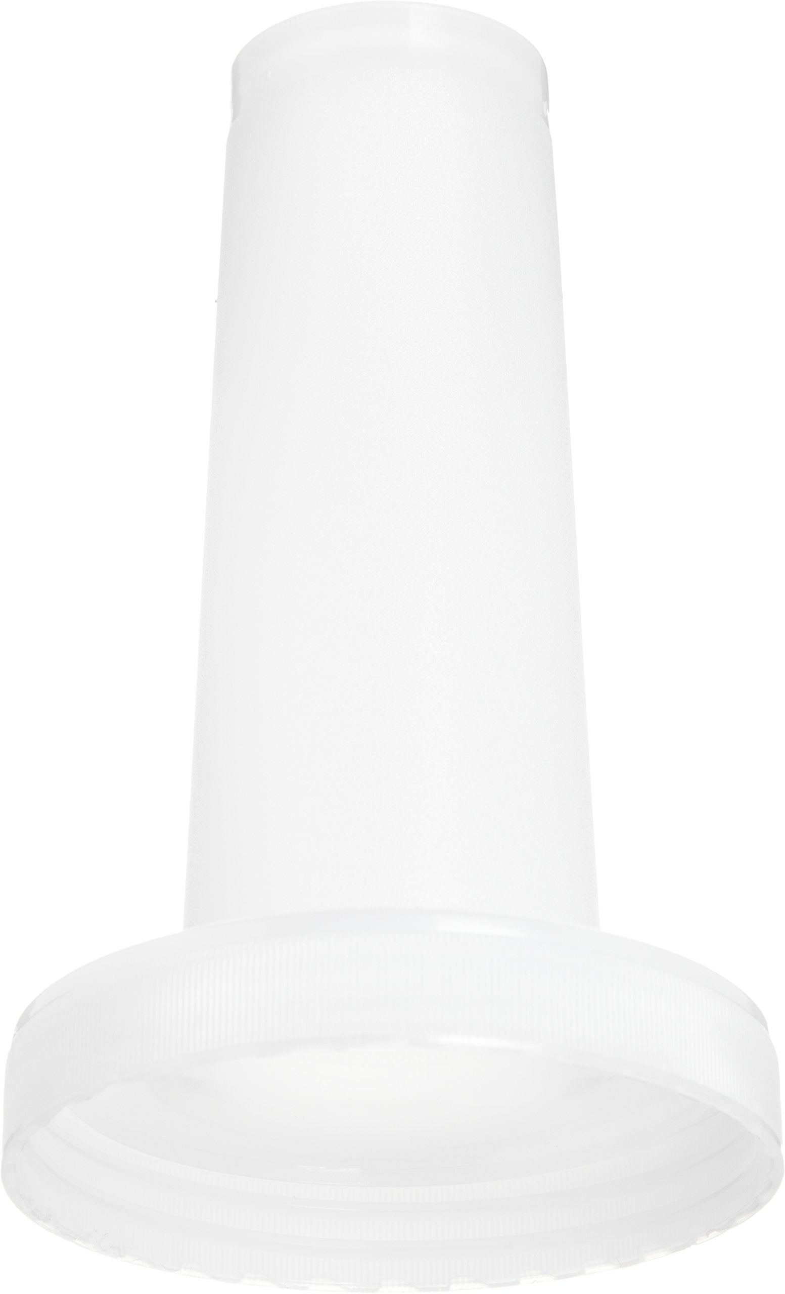 Carlisle FoodService Products Stor N' Pour Plastic Bottle Spouts, Bar Supplies, Pour Spout With Break Resistant For Bar, 3.5 Diameter, White, (Pack of 12)