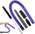 Dryer Vent Cleaner Kit with Extra-Long Flexible Crevice Tool for Shark Navigator NV350 Rocket HV300 HV301 HV322 HV371 HV372 Stratos AZ3002 Rotator NV500 NV501 (Replacement Vacuum Attachments)