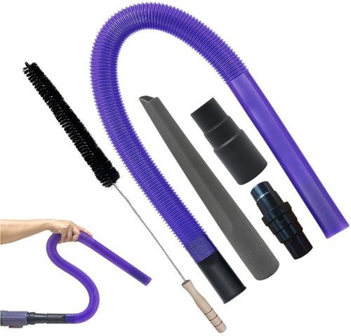 Dryer Vent Cleaner Kit with Extra-Long Flexible Crevice Tool for Shark Navigator NV350 Rocket HV300 HV301 HV322 HV371 HV372 Stratos AZ3002 Rotator NV500 NV501 (Replacement Vacuum Attachments)