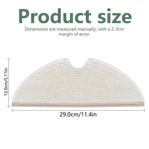 Mop Pad for Roborock Q5 Pro, Q7, Q7 Max, S5, S5 MAX, S6, S6 MAXV, S6 Pure, E-Series, Q5, Q8 Max+, Q8 Max Robot Vacuum Cleaner, 8 Pcs Reusable and 2 Pcs Disposable, Q8 Max Mop Pad Replacement