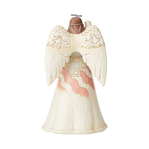 Enesco Jim Shore White Woodland Patriotic Angel Figurine 6005256 New