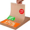 WMKGG Parchment Paper Sheets - 190 PCS Non-Stick Precut Baking Sheets for Air Frying, Grilling & More | 8x12 Inches