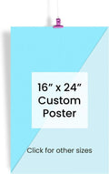 EzPosterPrints - Custom Poster Print - Upload Your Image for Personalized Decor - 16 X 24 Inches