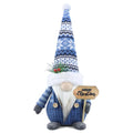 Gehydy Christmas Gnomes Decorations Gnome Handmade Decor for Home Kitchen Farmhouse Tiered Tray - Blue