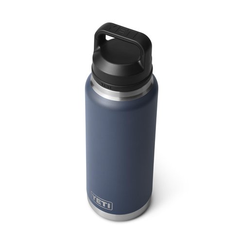 YETI Rambler 36 oz Bottle, Vacuum Insulated, Stainless Steel with Chug Cap, Navy