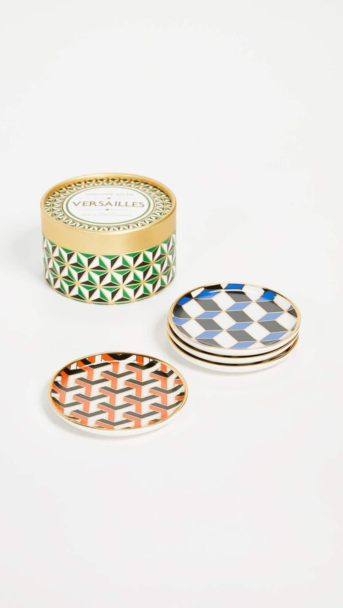 Jonathan Adler Versailles Coasters, Multi