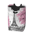Gbuzozie Retro Paris Eiffel Tower Laundry Hamper Storage Basket Toys Clothes Organizer Bin For Home Bathroom Bedroom Dorm Nursery, 52l