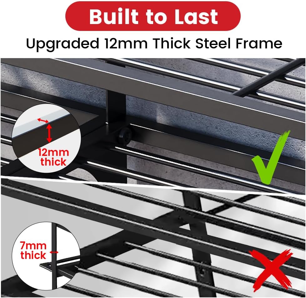 Power Tool Organizer by [Brand Name] - Heavy Duty Wall Mount Tool Shelf with Power Strip | 400lbs Capacity, 12 Slots