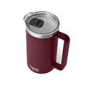 YETI Rambler 34 oz Pitcher, Vacuum Insulated, Stainless Steel with MagSlider Lid, Wild Vine Red