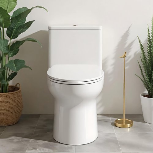 Toilet Paper Holder Stand for 4 Paper Rolls, Bird Style Freestanding TP Holder, Roll Holder Storage - Gold
