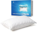 Itartshion® Water Pillow - 100% Cotton, 500 Thread Count, Adjustable & Ultra-Soft for Neck Pain Relief | Ideal for All Sleep Positions (Narrow Stripe)