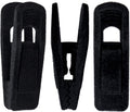 Skiennix Velvet Hanger Clips - 20 Pack Strong Clips for Skirts & Pants - Black Color