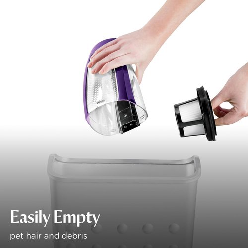 Bissell Pet Hair Eraser Cordless Hand Vacuum - Powerful Lithium Ion Cleaning Tool | Easy-Empty Dirt Bin, Upholstery & Crevice Tools Included